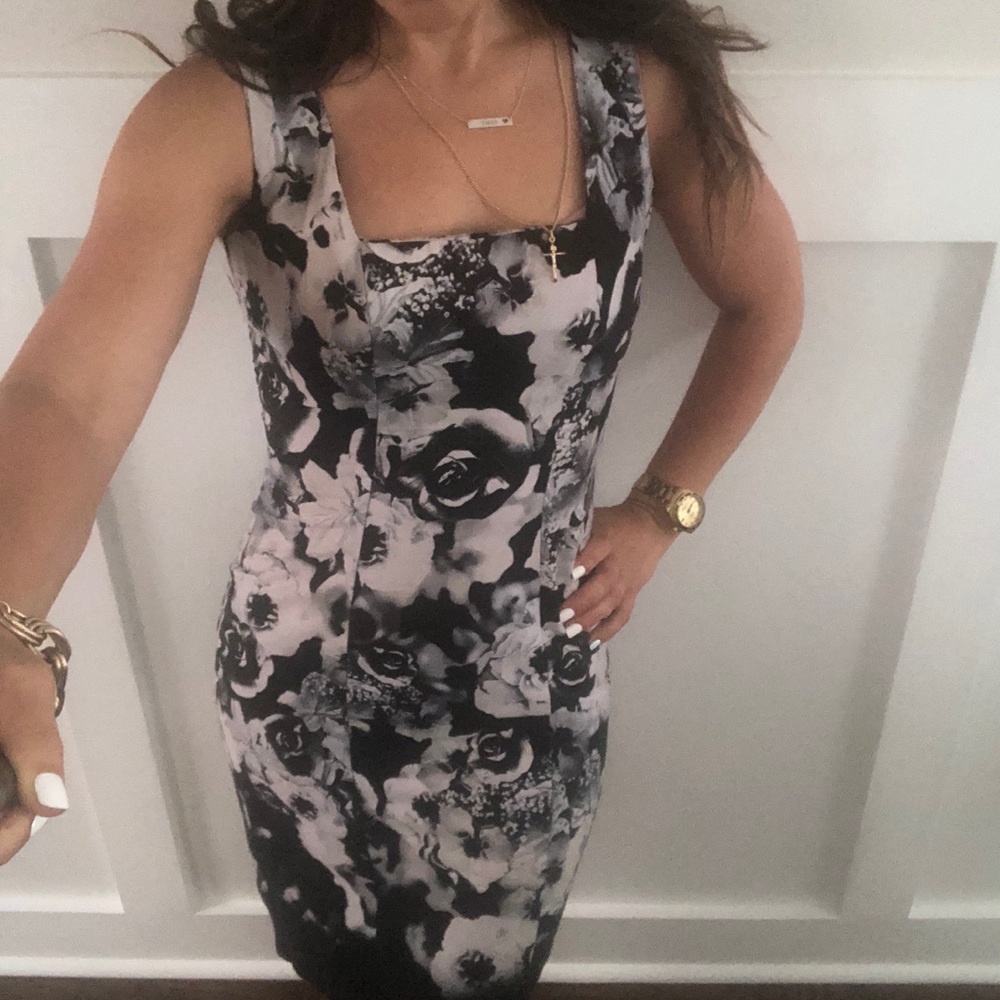 Sandro Ferrone Roma Rose print dress